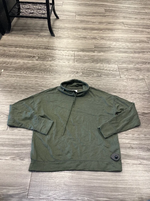 Classic Men's Cotton HoodiesSweatshirt Collar By Aerie In Green, Size: M