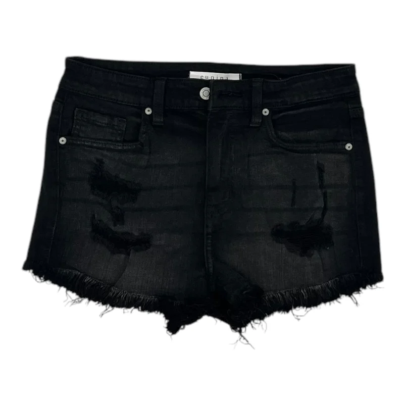 Versatile Men's Linen ShortsShorts By Clothes Mentor In Black Denim, Size:S