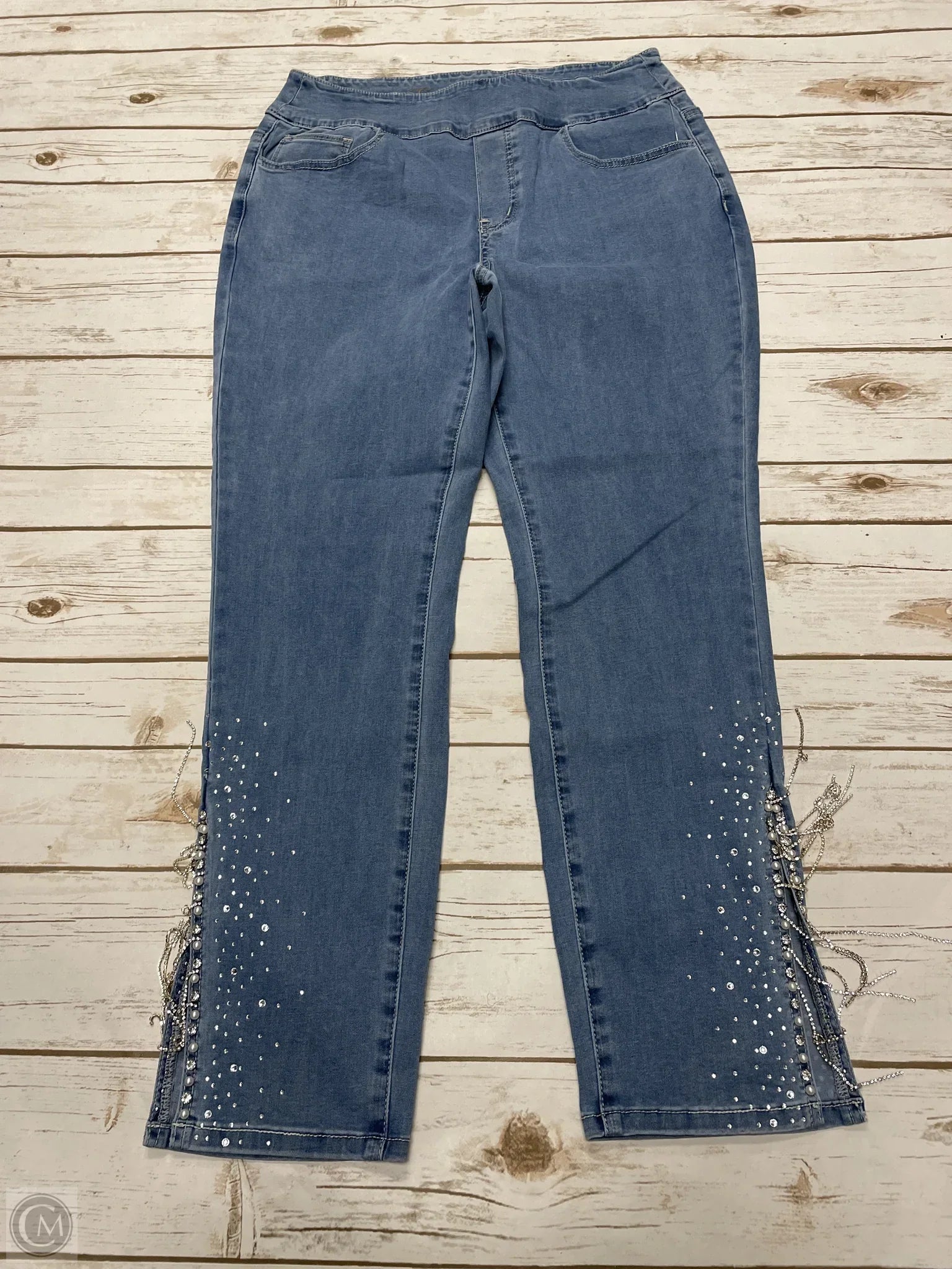 Classic Blue Men's JeansJeans Jeggings By Ethyl In Blue Denim, Size: 10