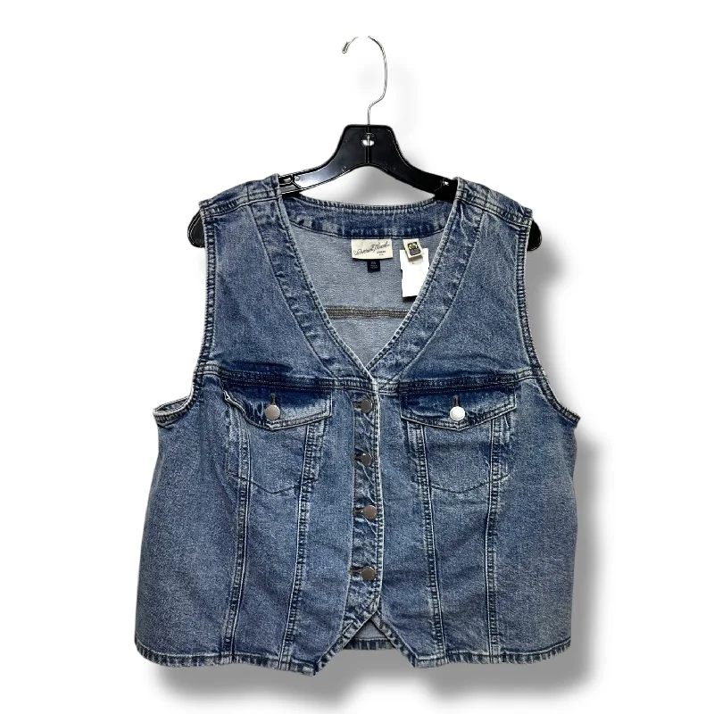 Lightweight Men's WindbreakersVest Other By Universal Thread In Blue Denim, Size: Xxl Lightweight Men's WindbreakersVest Other By Universal Thread In Blue Denim, Size: Xxl
