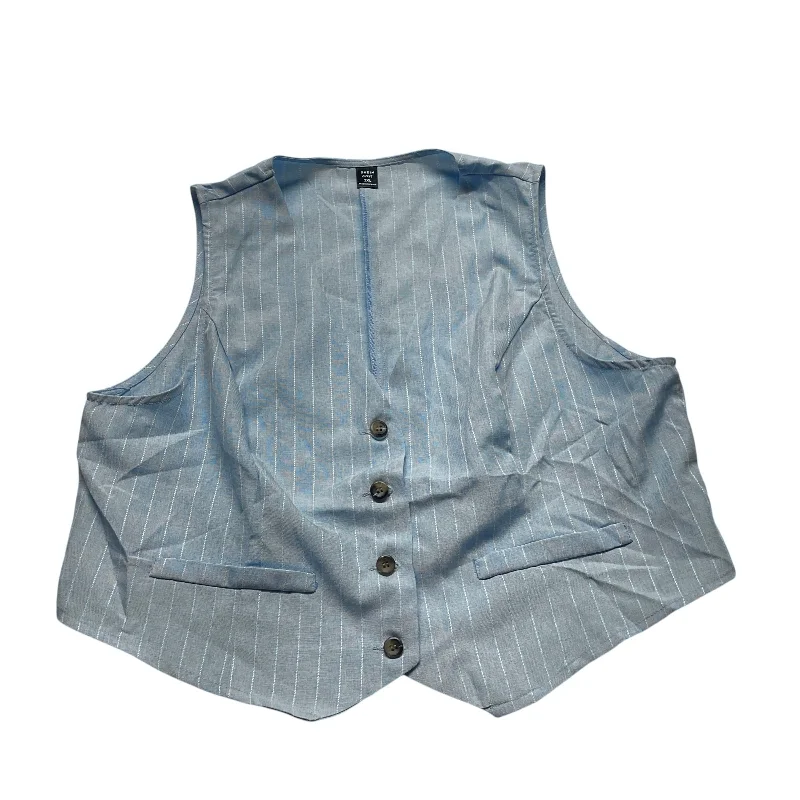Men's Coats for Formal EventsVest Other By Shein In Blue, Size: 2x