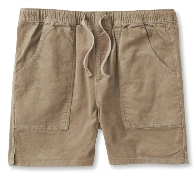 Performance Men's Athletic ShortsMen's Trails Cord Short In Light Gray