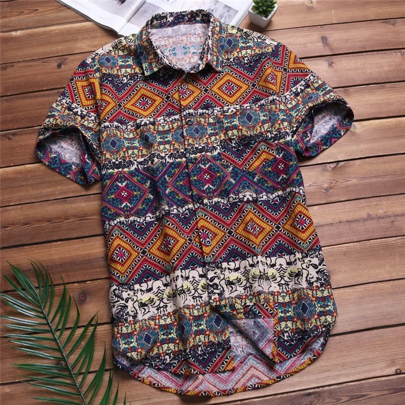Men's Limited Edition Shirts for ExclusivityBeach Hawaiian Shirt Tropical