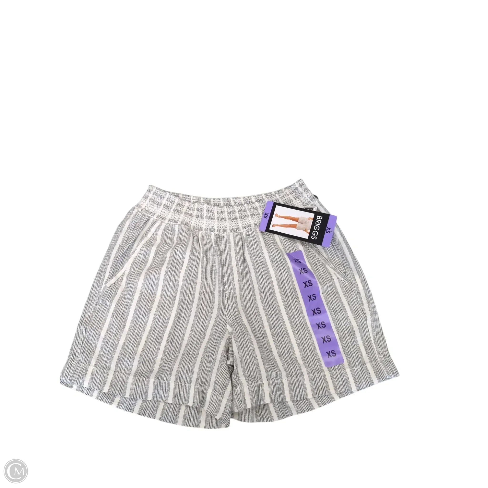 Men's Ripstop Travel ShortsShorts By Briggs In Black & White, Size: Xs