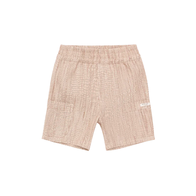 Men's Active Short Pants for Sports and FitnessAleid Shorts | Rust - White Striped