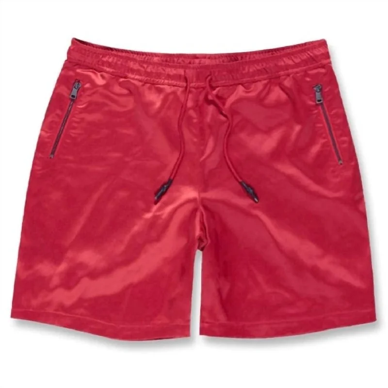 Versatile Men's Casual and Dress ShortsMen's Athletic Lux Short In Red