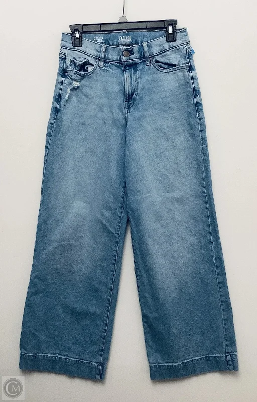 Hipster Skinny Men's JeansJeans Wide Leg By Ana In Blue Denim, Size: 4