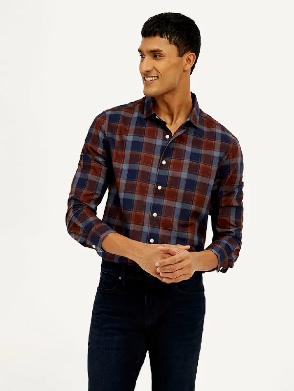 Men's Patterned Dress Shirts for a Unique TwistMen's Checkered Slim Fit Shirt