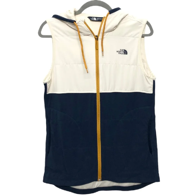 Men's Coats with Patchwork DesignsVest Other By The North Face In Blue & Cream, Size:S Men's Coats with Patchwork DesignsVest Other By The North Face In Blue & Cream, Size:S
