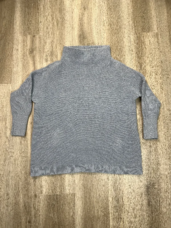 Men's Hoodies for RunningSweatshirt Collar By Free People In Blue, Size: S