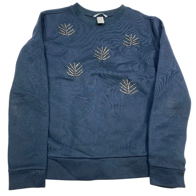 Men's Hoodies for Short MenSweatshirt Crewneck By H&m In Navy, Size: Xs