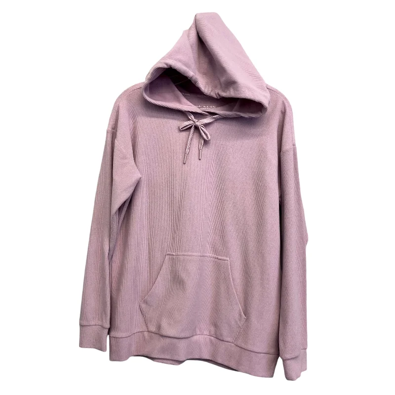 Men's Hoodies for GymSweatshirt Hoodie By Andrew Marc In Purple, Size:S