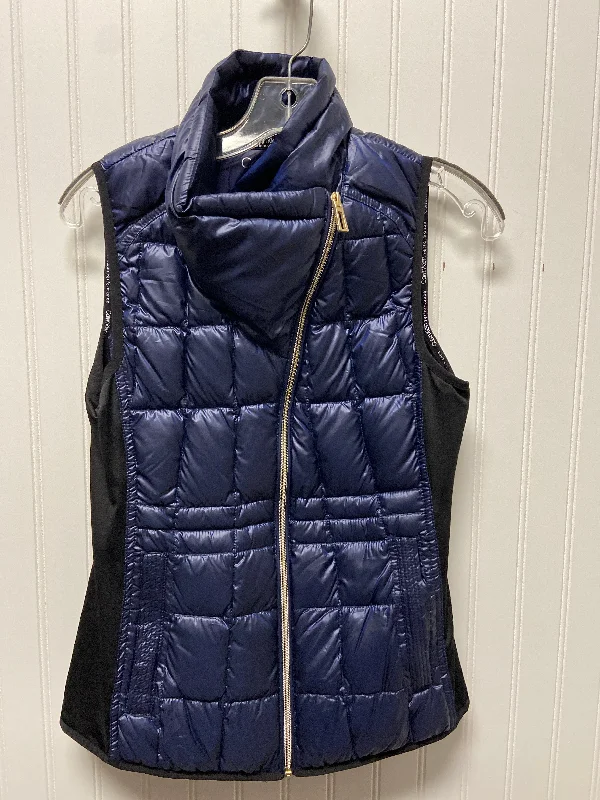Men's Coats with Wind-Resistant FabricVest Puffer & Quilted By Calvin Klein In Blue, Size: Xs Men's Coats with Wind-Resistant FabricVest Puffer & Quilted By Calvin Klein In Blue, Size: Xs