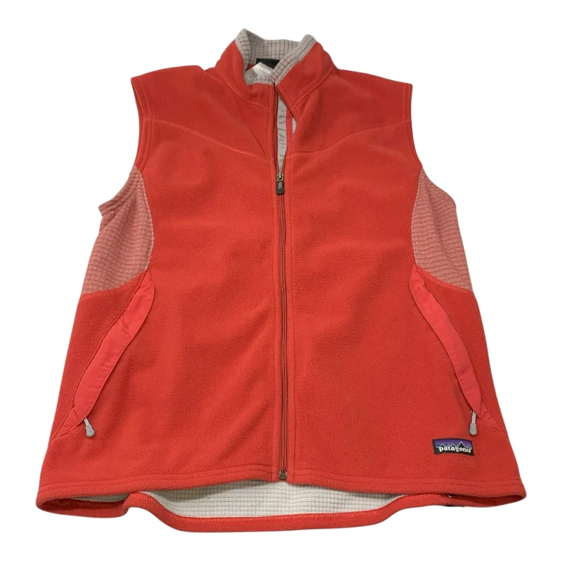 Men's Coats with Quick-Dry FabricVest Fleece By Patagonia In Pink, Size: L