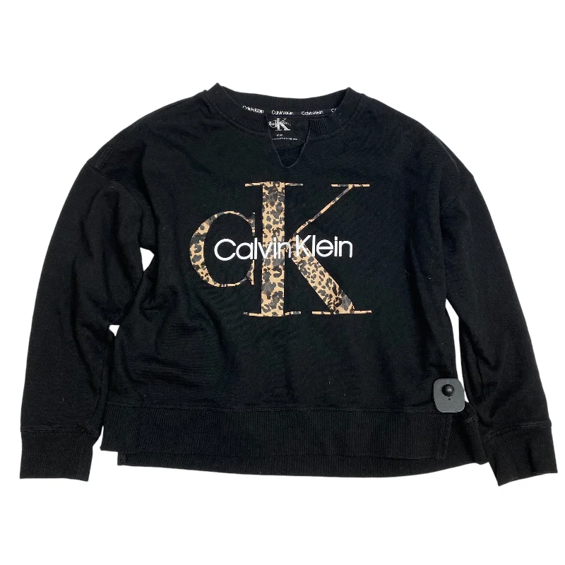 Men's Hoodies with Secret CompartmentsSweatshirt Crewneck By Calvin Klein In Black, Size: M Men's Hoodies with Secret CompartmentsSweatshirt Crewneck By Calvin Klein In Black, Size: M
