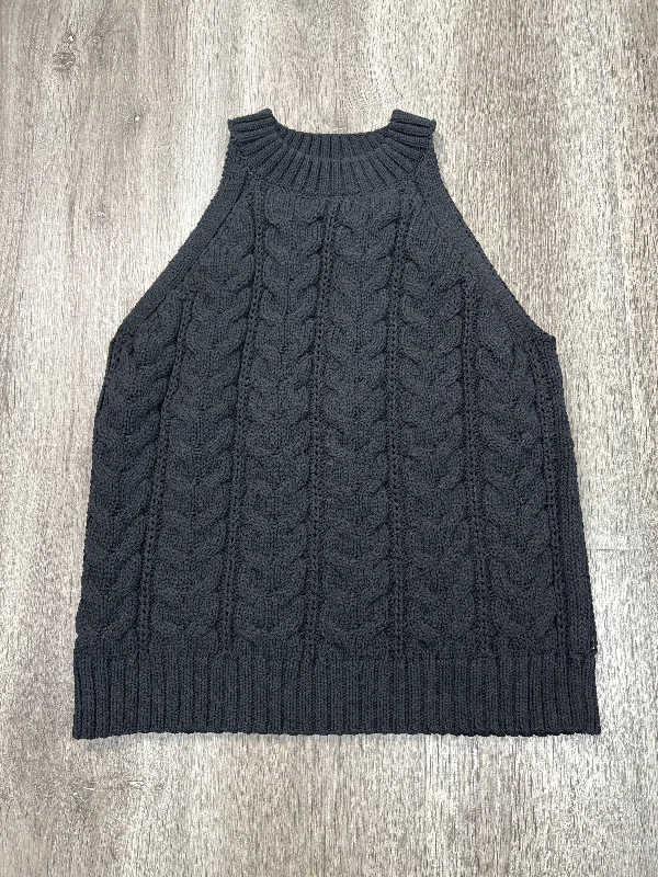 Designer Men's OvercoatsVest Sweater By A New Day In Black, Size: M