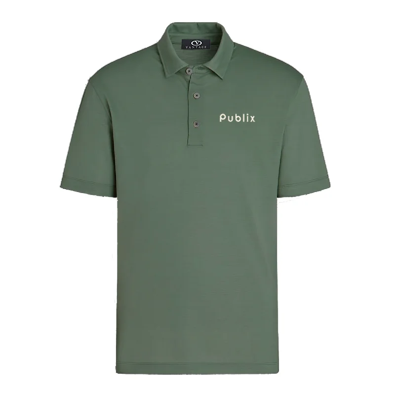 Men's Shirts with Wrinkle-Resistant FabricSpecial Buy! Vansport Double-Mercerized Smooth Knit Polo