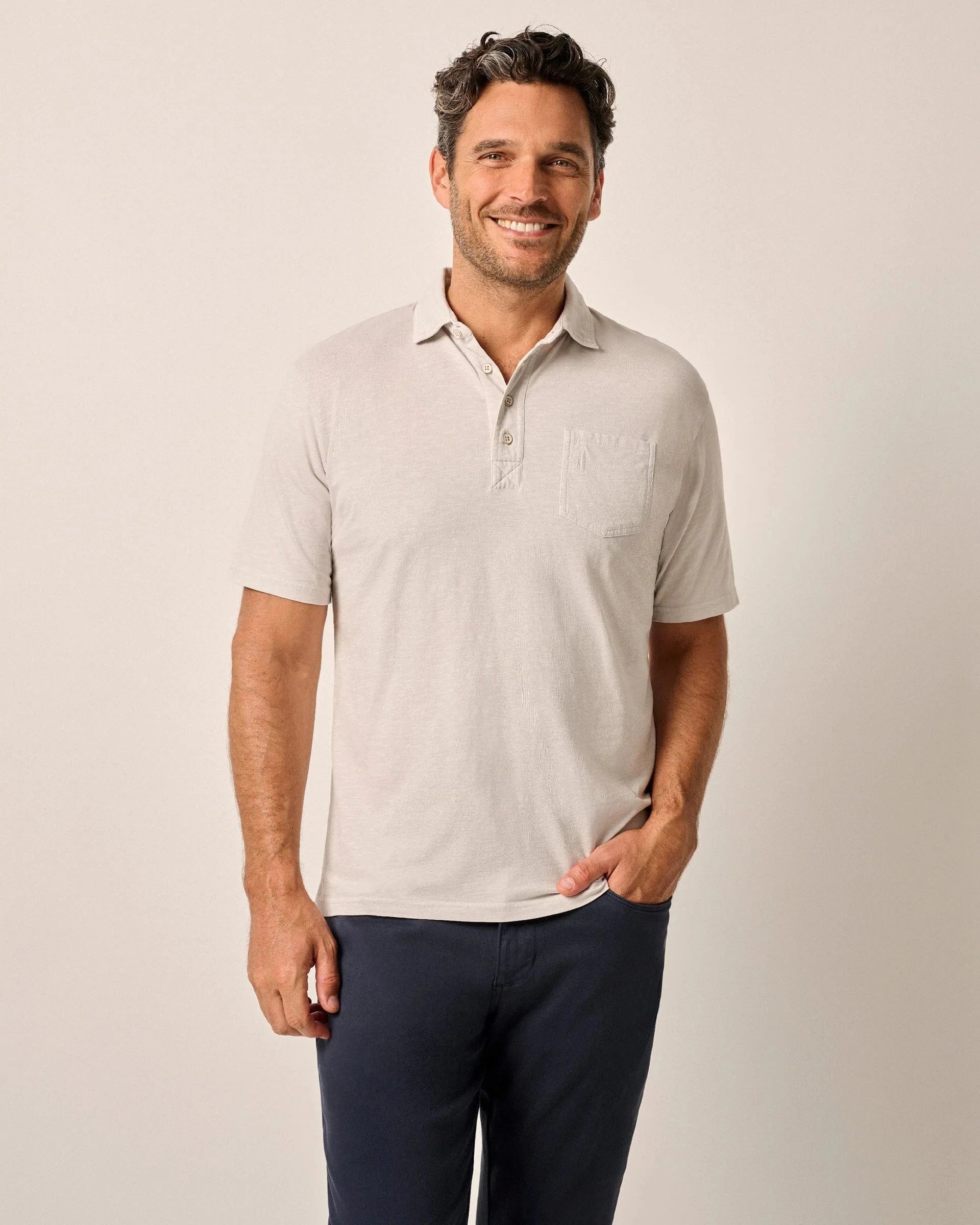 Men's Shirts with Full PlacketsJohnnie-O Original 4-Button Polo - Coastal Wash