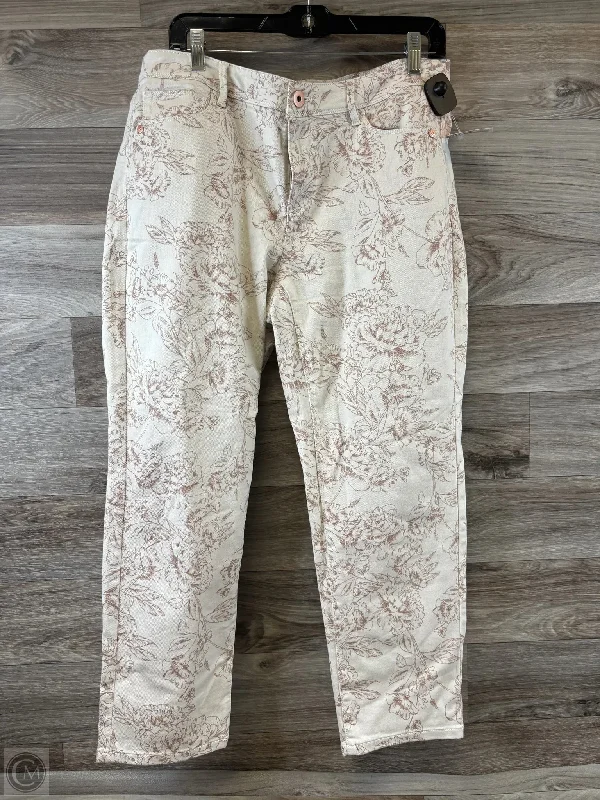 Hipster Men's JeansJeans Cropped By J. Jill In Cream, Size: 16