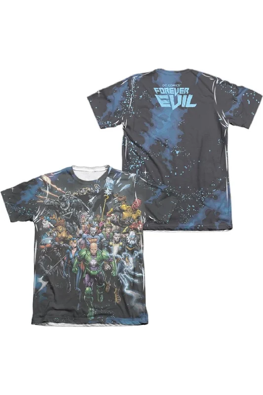 Men's Long-Sleeved ShirtsJustice League of America Forever Evil (Front/Back Print) Adult Poly/Cotton Short Sleeve Tee / T-Shirt Men's Long-Sleeved ShirtsJustice League of America Forever Evil (Front/Back Print) Adult Poly/Cotton Short Sleeve Tee / T-Shirt