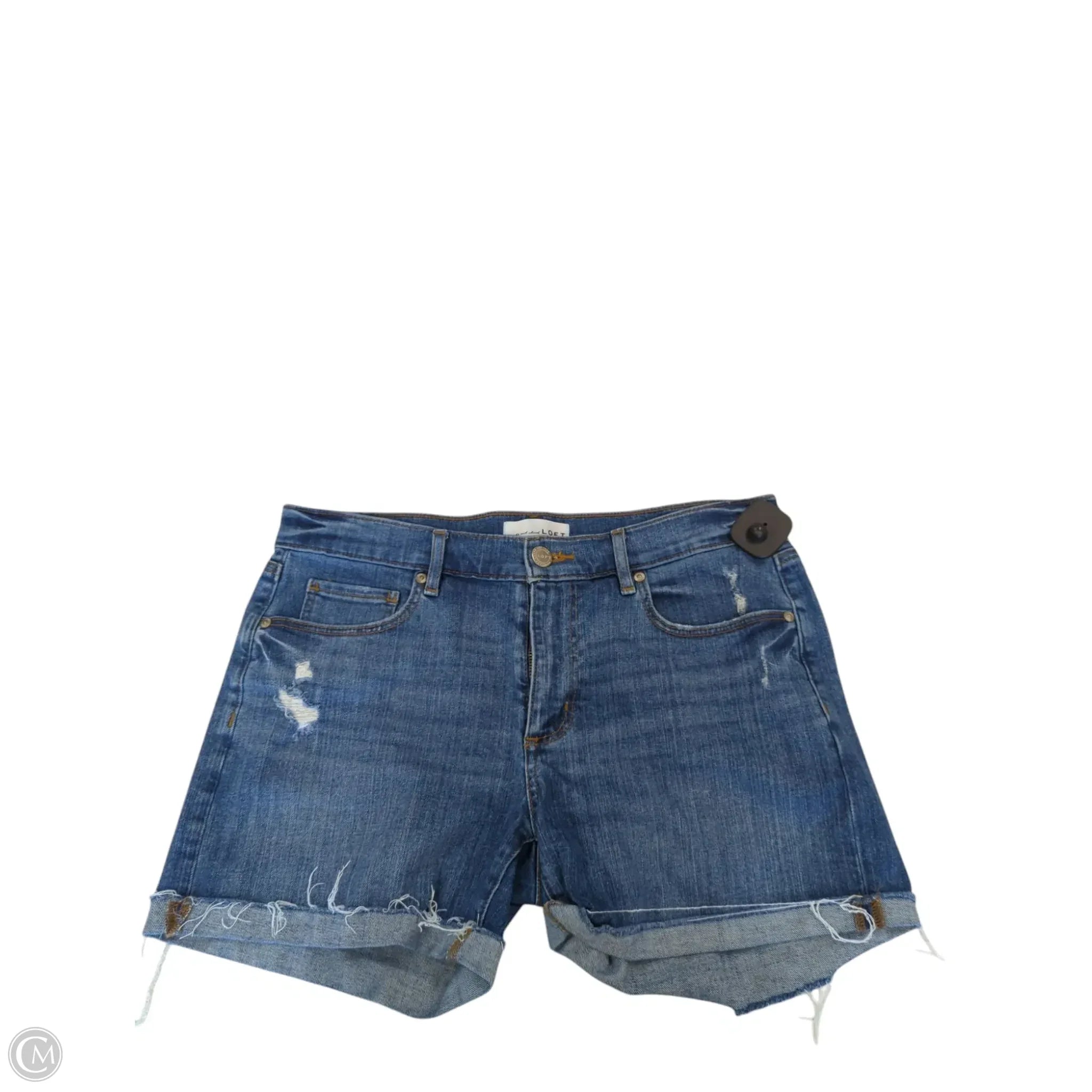 Men's Cotton Twill ShortsShorts By Loft In Blue Denim, Size: 8