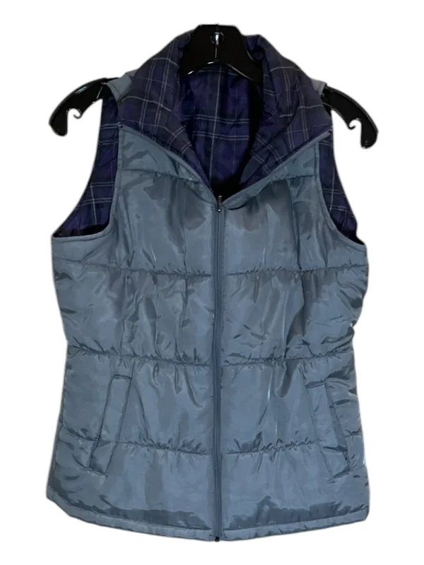Men's Coats with Military InfluenceVest Puffer & Quilted By Merona In Grey, Size: S