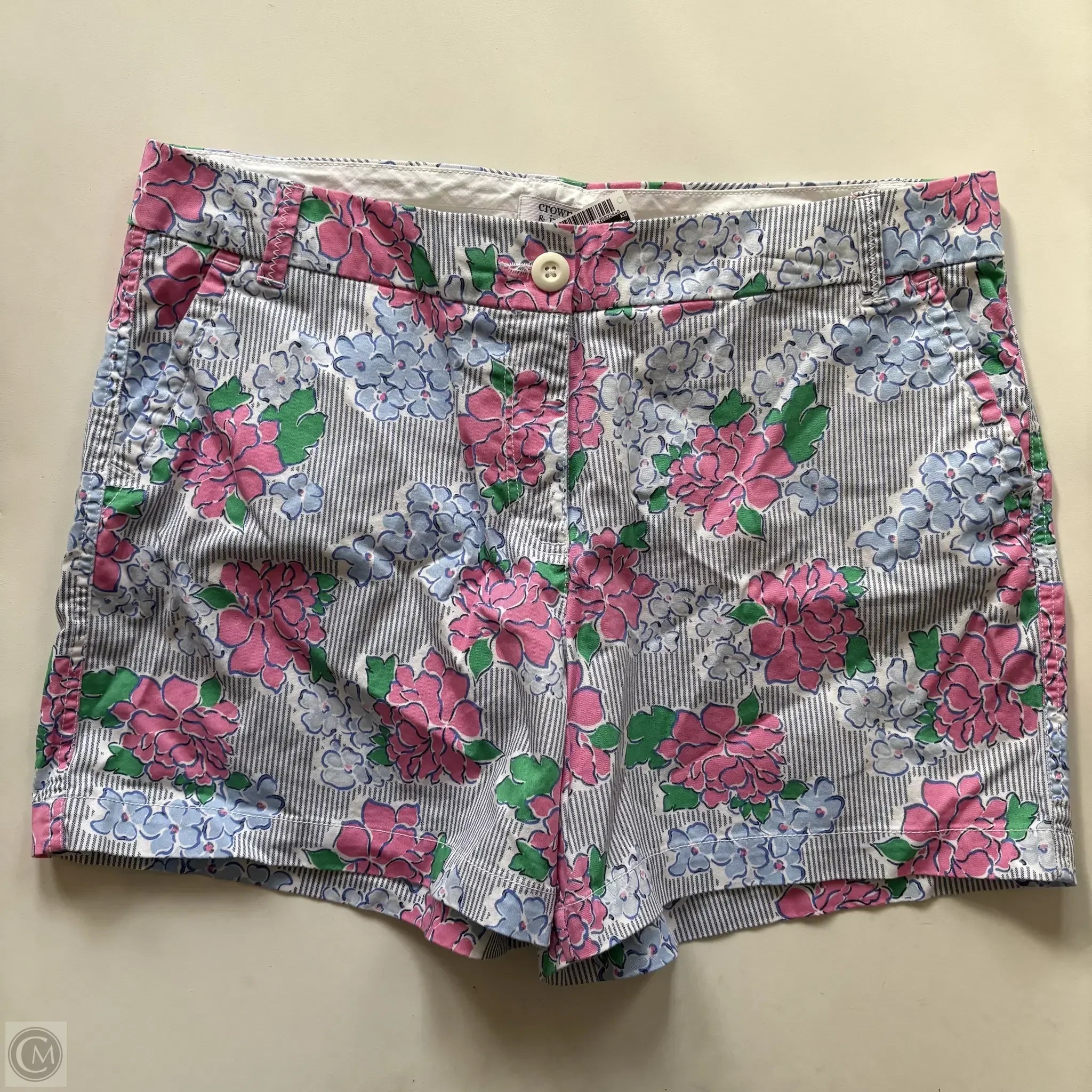 Durable Men's Heavy-Duty ShortsShorts By Crown And Ivy In Floral Print, Size: 12