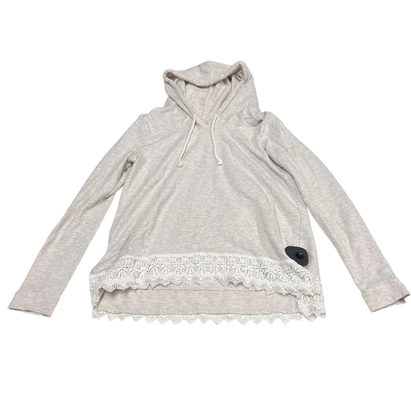 Men's Hoodies with Appliqué DetailsSweatshirt Hoodie By Chip And Pepper In Cream, Size: Xs Men's Hoodies with Appliqué DetailsSweatshirt Hoodie By Chip And Pepper In Cream, Size: Xs