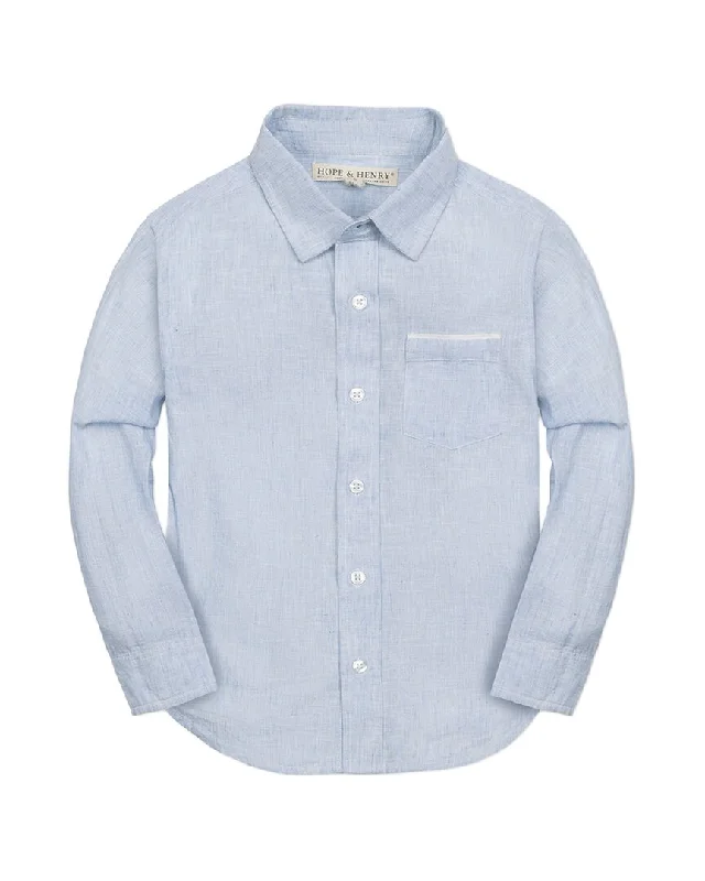 Durable Men's Work ShirtsHope & Henry Linen Button-Down Shirt