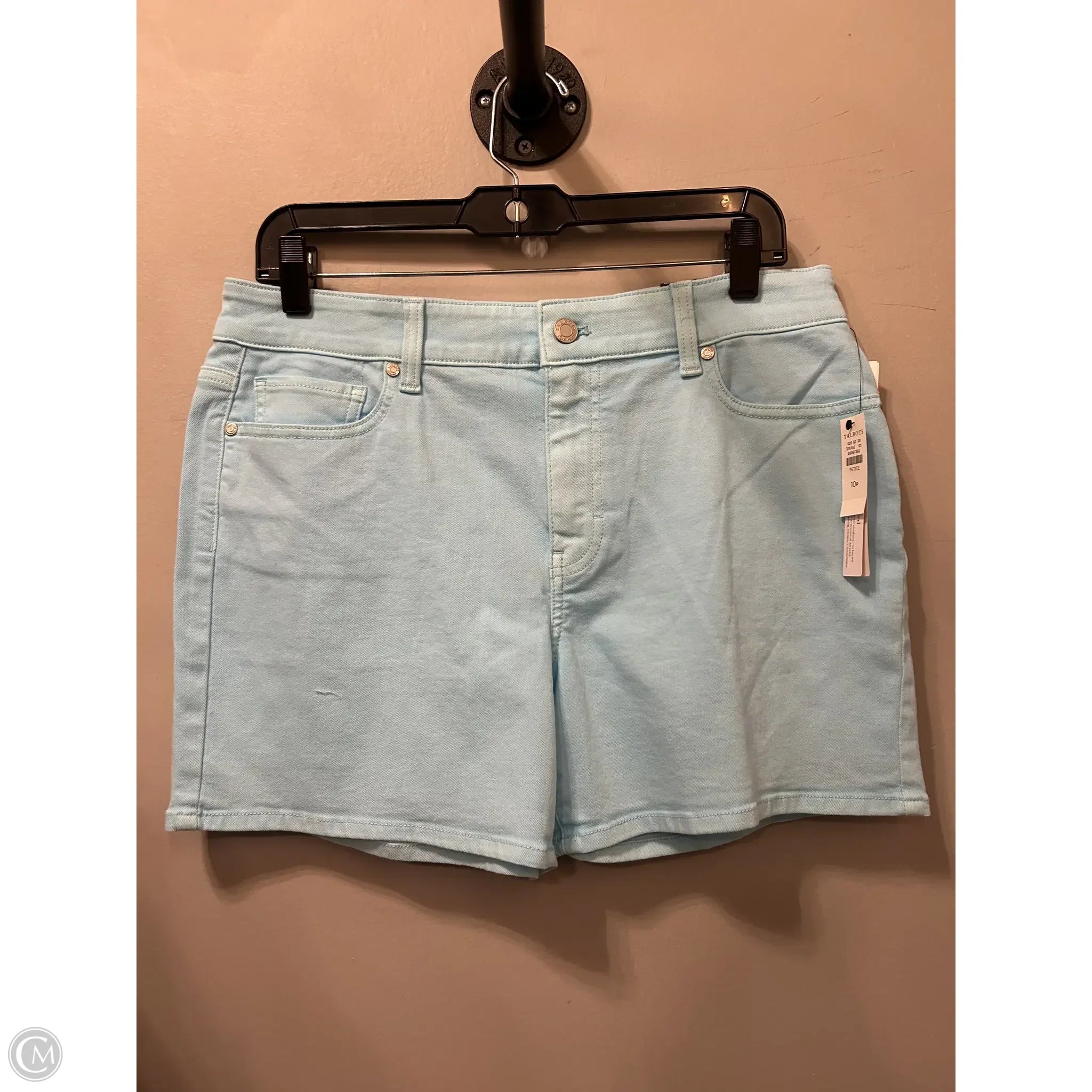 Creative Pattern Men's Fashion ShortsShorts By Talbots In Blue, Size: 10p