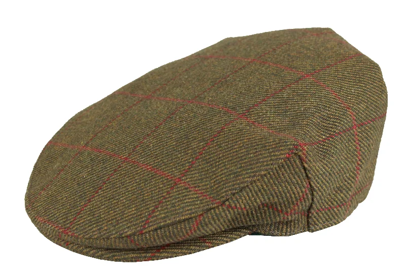 Children's Baseball HatsHW32 - Mix Wool Tweed Cap - DARK GREEN (5907/51)