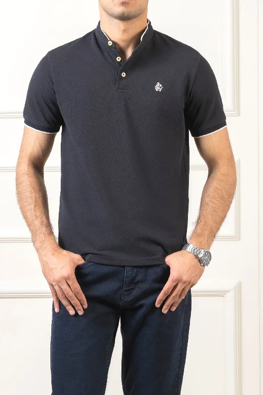 Men's Shirts with CollarsPOLO SHIRT BLACK