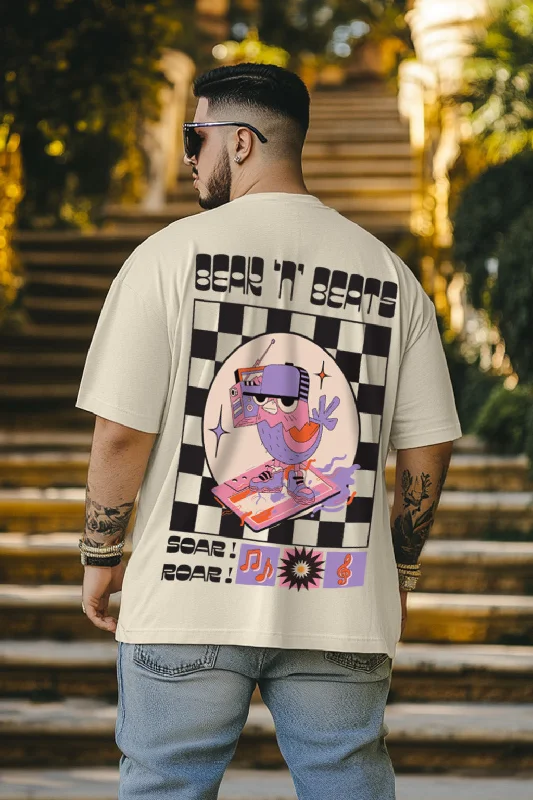 Men's Shirts with Hidden ButtonsSour Roar Oversized Back Graphic Plus Size Printed Tshirt Men's Shirts with Hidden ButtonsSour Roar Oversized Back Graphic Plus Size Printed Tshirt