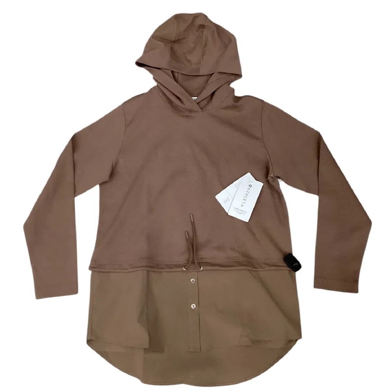 Versatile Men's All-Season HoodiesAthletic Sweatshirt Hoodie By Athleta In Brown, Size: M
