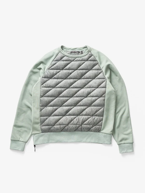 Men's Sweaters for Casual OccasionsM Down Crew Sweater - Slate Gray