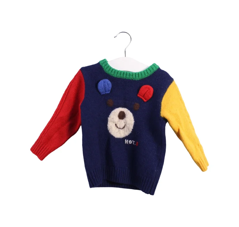 Men's Sweaters with Herringbone PatternsMiki House Knit Sweater 2T - 3T