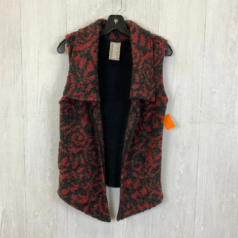 Men's Coats for HikingVest Other By Dolan Left Coast In Black & Red, Size: M