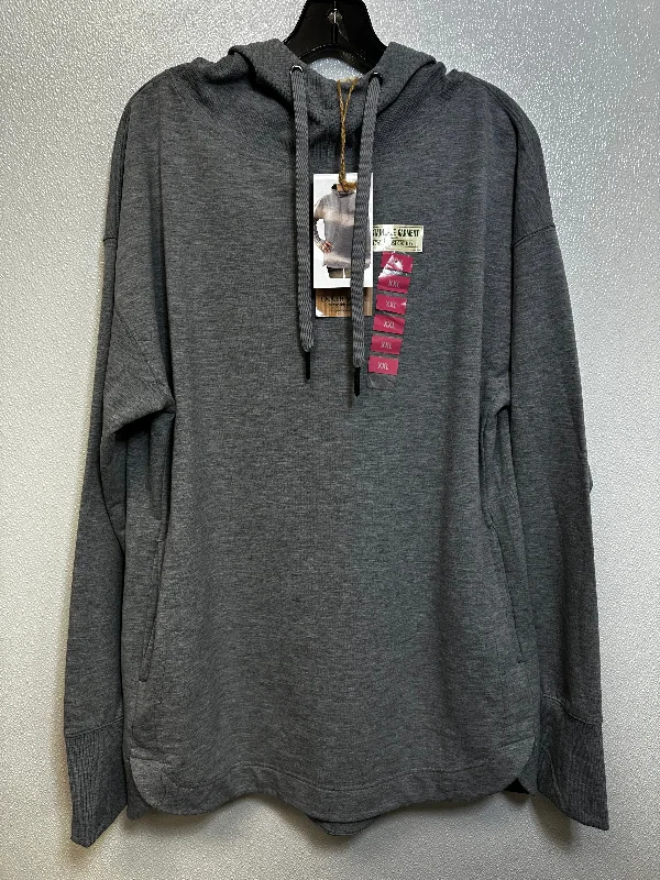 Modern Men's Tech HoodiesSweatshirt Hoodie By Earth Yoga In Grey, Size: Xxl