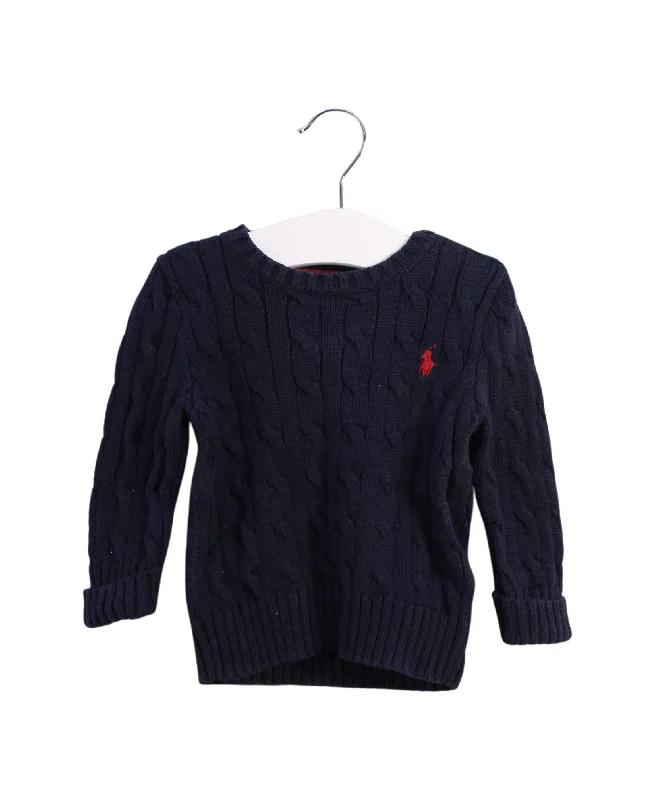 Men's Sweaters with High-Low HemlinesRalph Lauren Knit Sweater 6-12M
