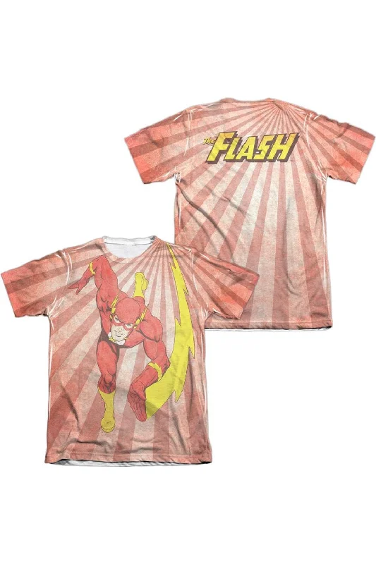 Men's Casual Shirts for Everyday WearJustice League of America Speed Of Light (Front/Back Print) Adult 65/35 Poly/Cotton Short Sleeve Tee / T-Shirt Men's Casual Shirts for Everyday WearJustice League of America Speed Of Light (Front/Back Print) Adult 65/35 Poly/Cotton Short Sleeve Tee / T-Shirt