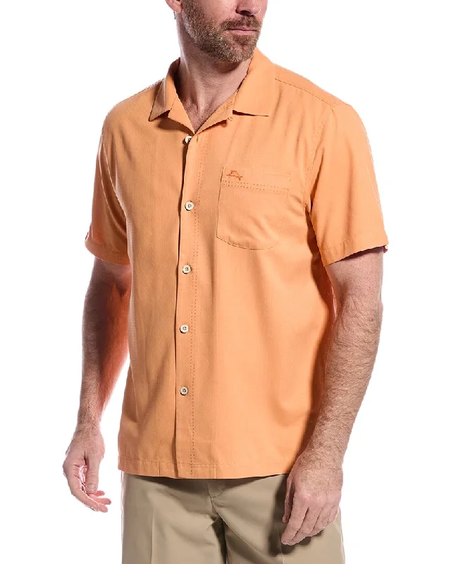 Men's Thermal Shirts for Winter WarmthTommy Bahama Coastal Breeze Check Silk-Blend Shirt