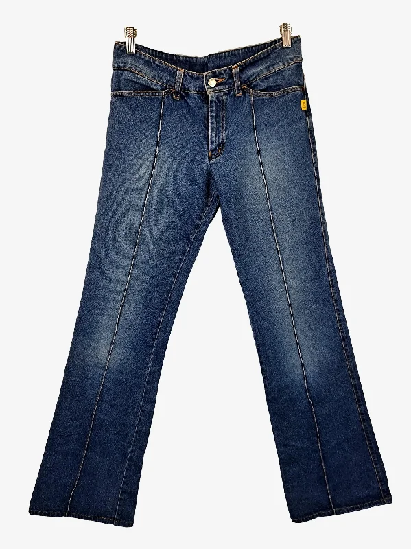 Men's Skinny Jeans with Stretch FabricBettina Liano Panelled Mid Wash Stylish Jeans Size 14 Men's Skinny Jeans with Stretch FabricBettina Liano Panelled Mid Wash Stylish Jeans Size 14