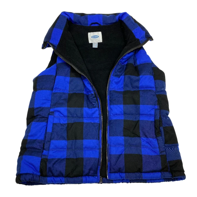Men's Coats Made in the USAVest Puffer & Quilted By Old Navy In Black & Blue, Size: L Men's Coats Made in the USAVest Puffer & Quilted By Old Navy In Black & Blue, Size: L