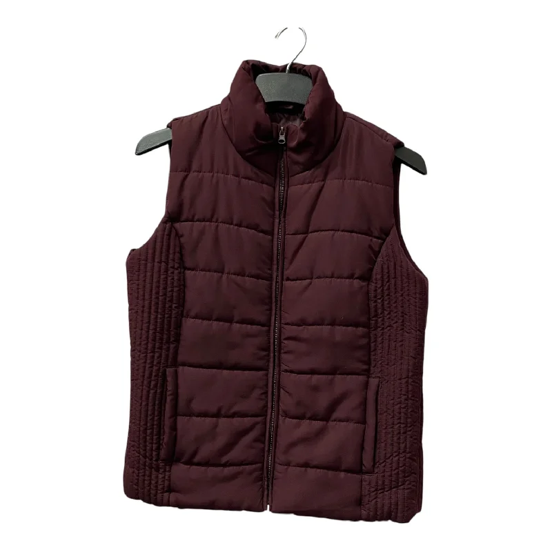 Stylish Men's Biker JacketsVest Puffer & Quilted By New York And Co In Red, Size:M