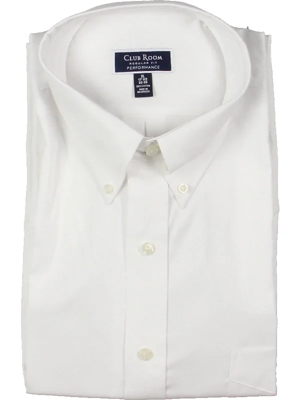 Men's Tab-Collar Shirts for a Crisp LookMens Regular Fit Business Button-Down Shirt