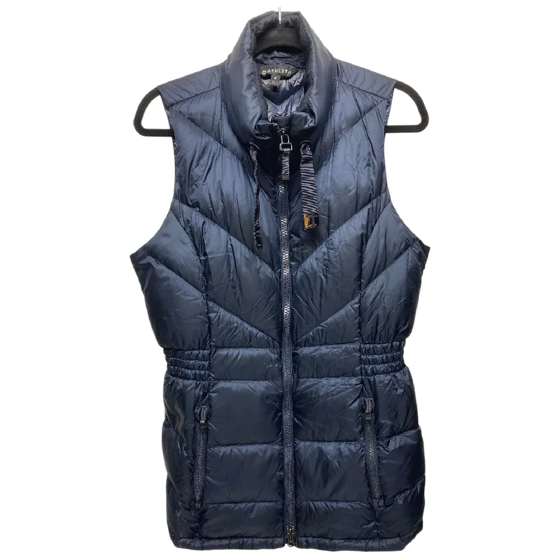 Men's Coats with Contrast StitchingVest Puffer & Quilted By Athleta In Navy, Size: M Men's Coats with Contrast StitchingVest Puffer & Quilted By Athleta In Navy, Size: M