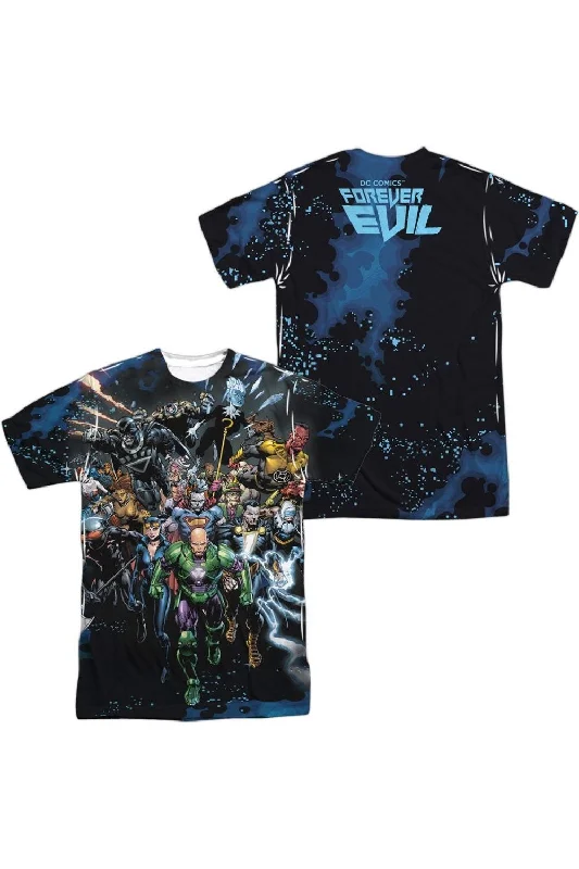 Men's Shirts for FishingJustice League of America Forever Evil (Front/Back Print) Short Sleeve Adult Poly Crew Tee / T-Shirt Men's Shirts for FishingJustice League of America Forever Evil (Front/Back Print) Short Sleeve Adult Poly Crew Tee / T-Shirt