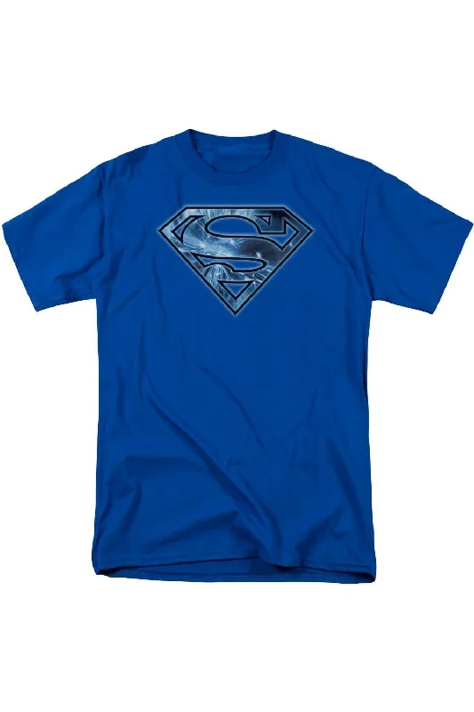 Men's Shirts with Chest PocketsSuperman On Ice Shield Short Sleeve Adult Tee / T-Shirt Men's Shirts with Chest PocketsSuperman On Ice Shield Short Sleeve Adult Tee / T-Shirt