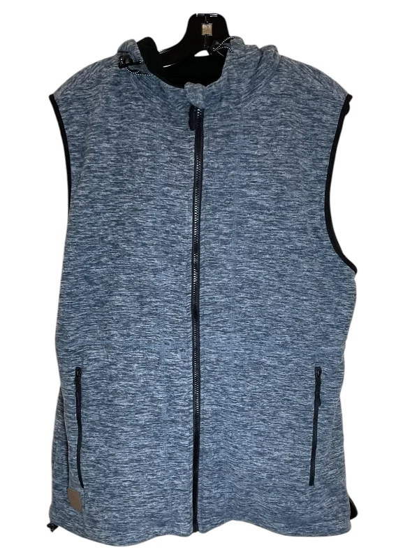 Men's Coats without LiningVest Fleece By Clothes Mentor In Blue, Size: Xl