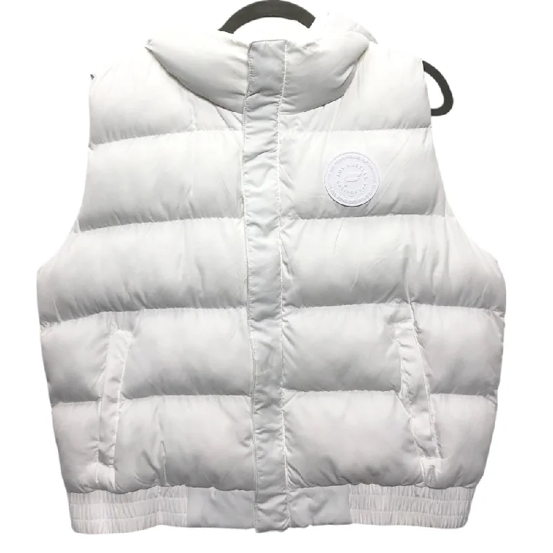 Luxurious Men's Cashmere CoatsVest Puffer & Quilted By Fabletics In White, Size:Xl